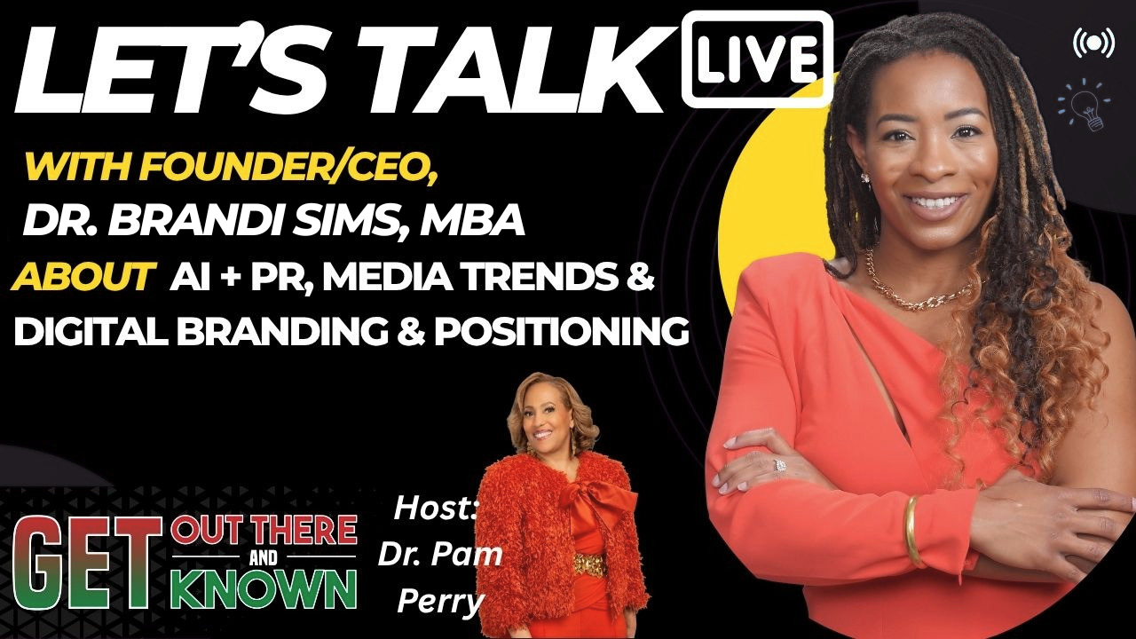 Image of Dr. Brandi Sims interviewing with Dr. Pam Perry